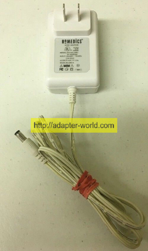 *100% Brand NEW* Homedics FYC0901500U PP-ADPESS8 AC/DC Power Supply Adapter / 9V DC 1.5A Adaptor Free shipping